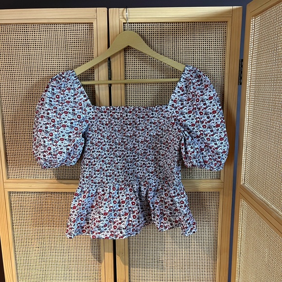 NWT French Connection Women’s M Floral Top - Picture 1 of 5
